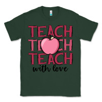 Sports Green teach with love Classic Tee - JahusDesignShop