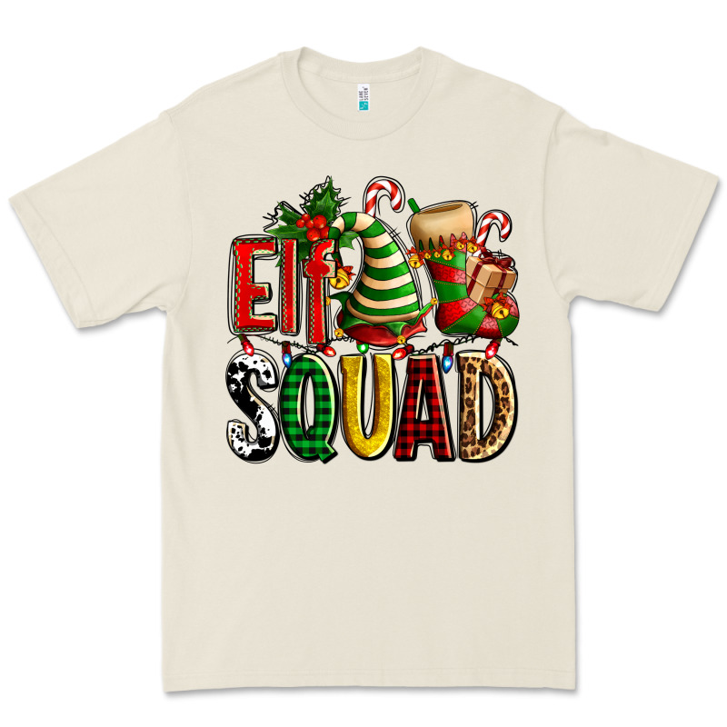 Elf Squad With Elf Hat And Socks Premium Tee by AdoDesignShop | Teevron