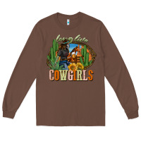 Chestnut long live cowgirls Long Sleeve Tee - NancyCooperArtShop