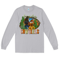 Moon Dust long live cowgirls Long Sleeve Tee - NancyCooperArtShop