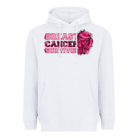 White Breast Cancer Survivor Heavyweight Hoodie - texasbilliewilder