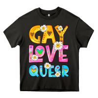 Asphalt gay love queer Heavy Core Tee - HRA Design Shop