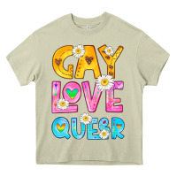 Mossy gay love queer Heavy Core Tee - HRA Design Shop