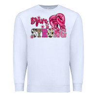 White brave and strong Premium Sweatshirt - NancyCooperArtShop