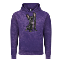 Cloud Purple french bulldog Vintage Hoodie - BarkalooDesign