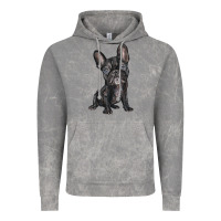 Cloud Rock french bulldog Vintage Hoodie - BarkalooDesign