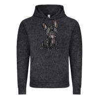 Vintage Black french bulldog Vintage Hoodie - BarkalooDesign