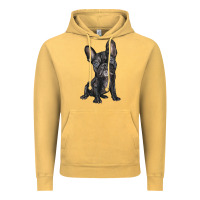 Vintage Mustard french bulldog Vintage Hoodie - BarkalooDesign