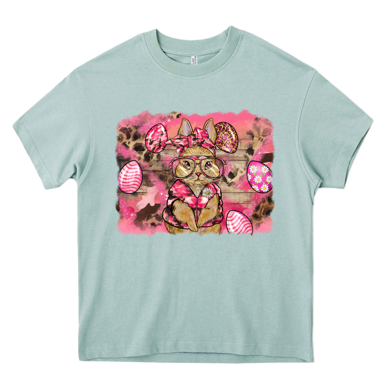 Pink Camouflage Bunny Background Heavy Core Tee by BarkalooDesign | Teevron