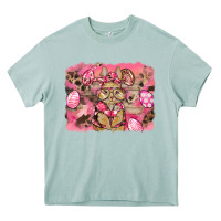 Arona pink camouflage bunny background Heavy Core Tee - BarkalooDesign
