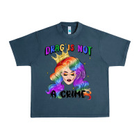 Midnight Navy drag is not a crime fabulous drag queen Urban Heavy Tee - MaliasSmallBusiness