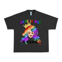 Pigment Black drag is not a crime fabulous drag queen Urban Heavy Tee - MaliasSmallBusiness