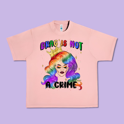Drag Is Not A Crime Fabulous Drag Queen Urban Heavy Tee Designed By Maliassmallbusiness