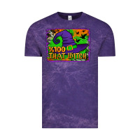 Cloud Purple Witch's Hat 100 That Witch Vintage Tee - Jasminsmagicworld
