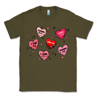 Army Green howdy valentine Classic Tee - MaliasSmallBusiness
