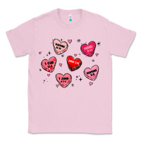 Bubblegum Pink howdy valentine Classic Tee - MaliasSmallBusiness