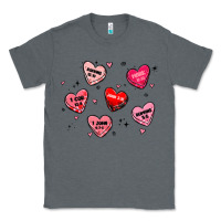 Charcoal Heather howdy valentine Classic Tee - MaliasSmallBusiness