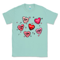 Seafoam howdy valentine Classic Tee - MaliasSmallBusiness