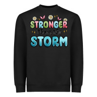 Black stronger than the storm Heavyweight Sweatshirt - MaliasSmallBusiness