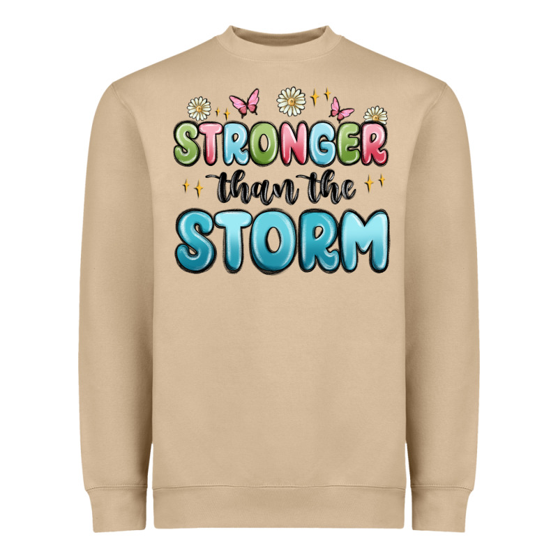 Stronger Than The Storm Heavyweight Sweatshirt by MaliasSmallBusiness | Teevron