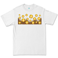 White leopard softball 16oz libbey glass Premium Tee - HRA Design Shop