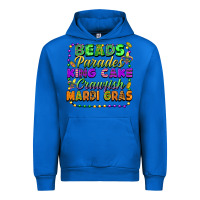 Cobalt Beads parades king cake crawfish Mardi Gras Urban Hoodie - FaDigitalArtStudio