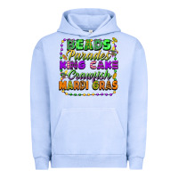 Pigment Grape Ice Beads parades king cake crawfish Mardi Gras Urban Hoodie - FaDigitalArtStudio