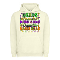 Pigment Pistachio Beads parades king cake crawfish Mardi Gras Urban Hoodie - FaDigitalArtStudio