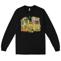 Black plantaholic Long Sleeve Tee - NancyCooperArtShop
