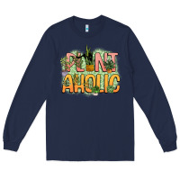 Navy plantaholic Long Sleeve Tee - NancyCooperArtShop