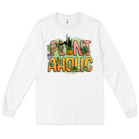 White plantaholic Long Sleeve Tee - NancyCooperArtShop