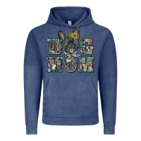 Vintage Denim dog mom french bulldog Vintage Hoodie - BarkalooDesign