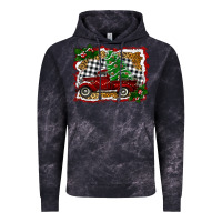 Cloud Black Christmas Truck With Christmas Tree Vintage Hoodie - RanaPortraitStore