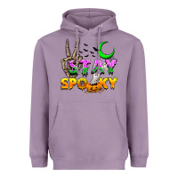Lavender Stay spooky Heavyweight Hoodie - NancyCooperArtShop