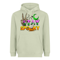 Matcha Stay spooky Heavyweight Hoodie - NancyCooperArtShop