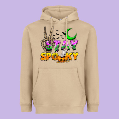 Stay Spooky Heavyweight Hoodie Designed By Nancycooperartshop