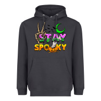 Smoke Stay spooky Heavyweight Hoodie - NancyCooperArtShop