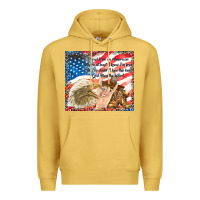 Antique Gold god bless the usa Premium Hoodie - TumblerDesignByShophia