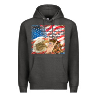 Charcoal Heather god bless the usa Premium Hoodie - TumblerDesignByShophia