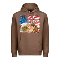 Chestnut god bless the usa Premium Hoodie - TumblerDesignByShophia