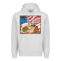 Dove Grey god bless the usa Premium Hoodie - TumblerDesignByShophia
