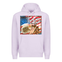 Lilac god bless the usa Premium Hoodie - TumblerDesignByShophia