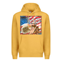 Mustard god bless the usa Premium Hoodie - TumblerDesignByShophia