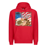 Red god bless the usa Premium Hoodie - TumblerDesignByShophia
