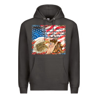 Smoke god bless the usa Premium Hoodie - TumblerDesignByShophia