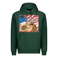 Sports Green god bless the usa Premium Hoodie - TumblerDesignByShophia