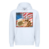 White god bless the usa Premium Hoodie - TumblerDesignByShophia