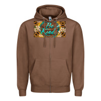 Be Kind Bees License Plate Zipper Hoodie | Teevron