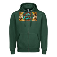 Sports Green be kind bees license plate Zipper Hoodie - Artiststas