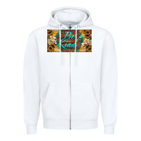 White be kind bees license plate Zipper Hoodie - Artiststas